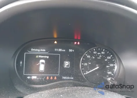 2021 Nissan Kicks Sv Xtronic Cvt z USA, uszkodzony, nr VIN 3N1CP5CV5ML515410